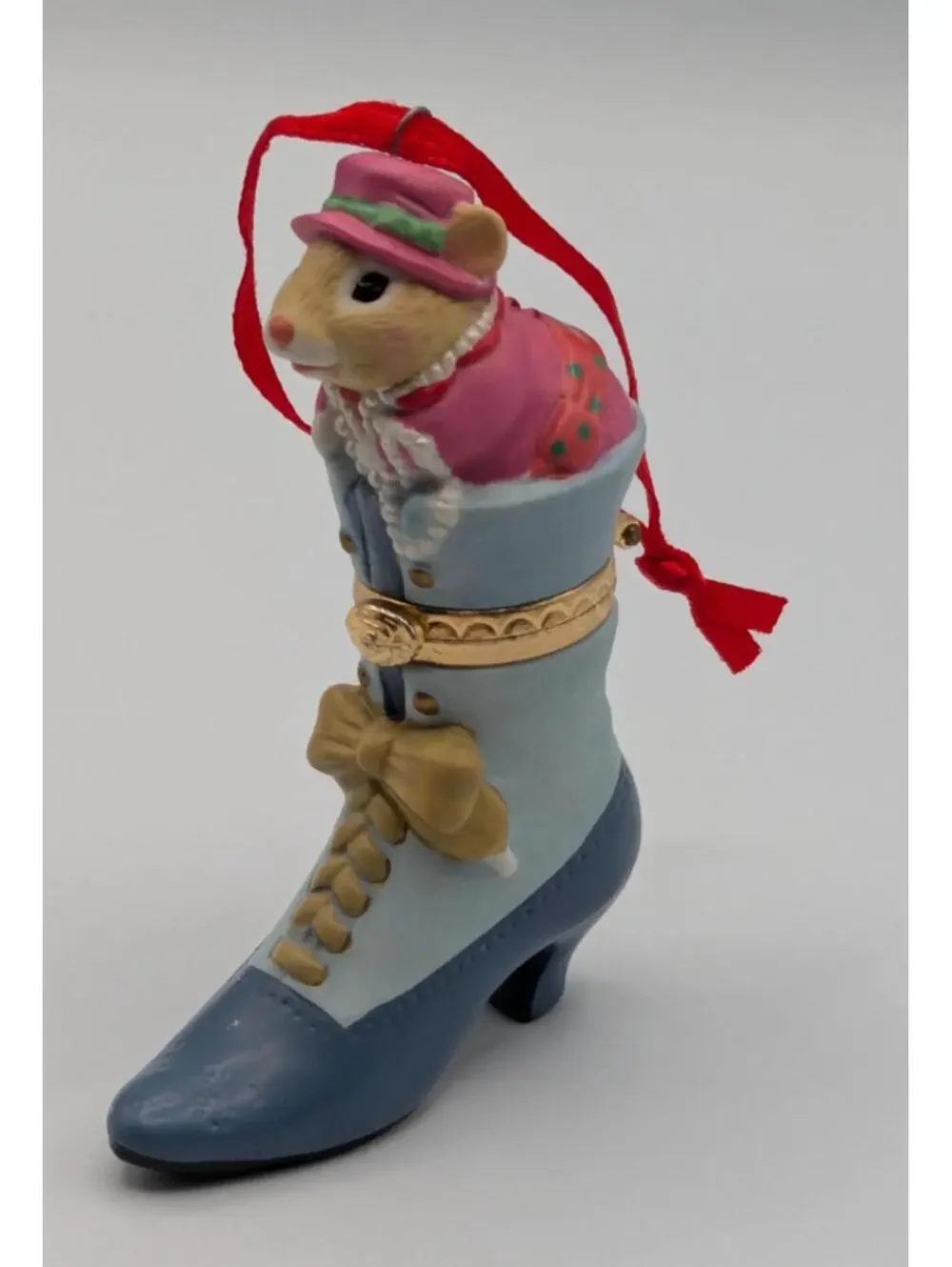 Hallmark Keepsake Fashion Afoot 2002, 3rd Final in the Series Porcelain Ornament
